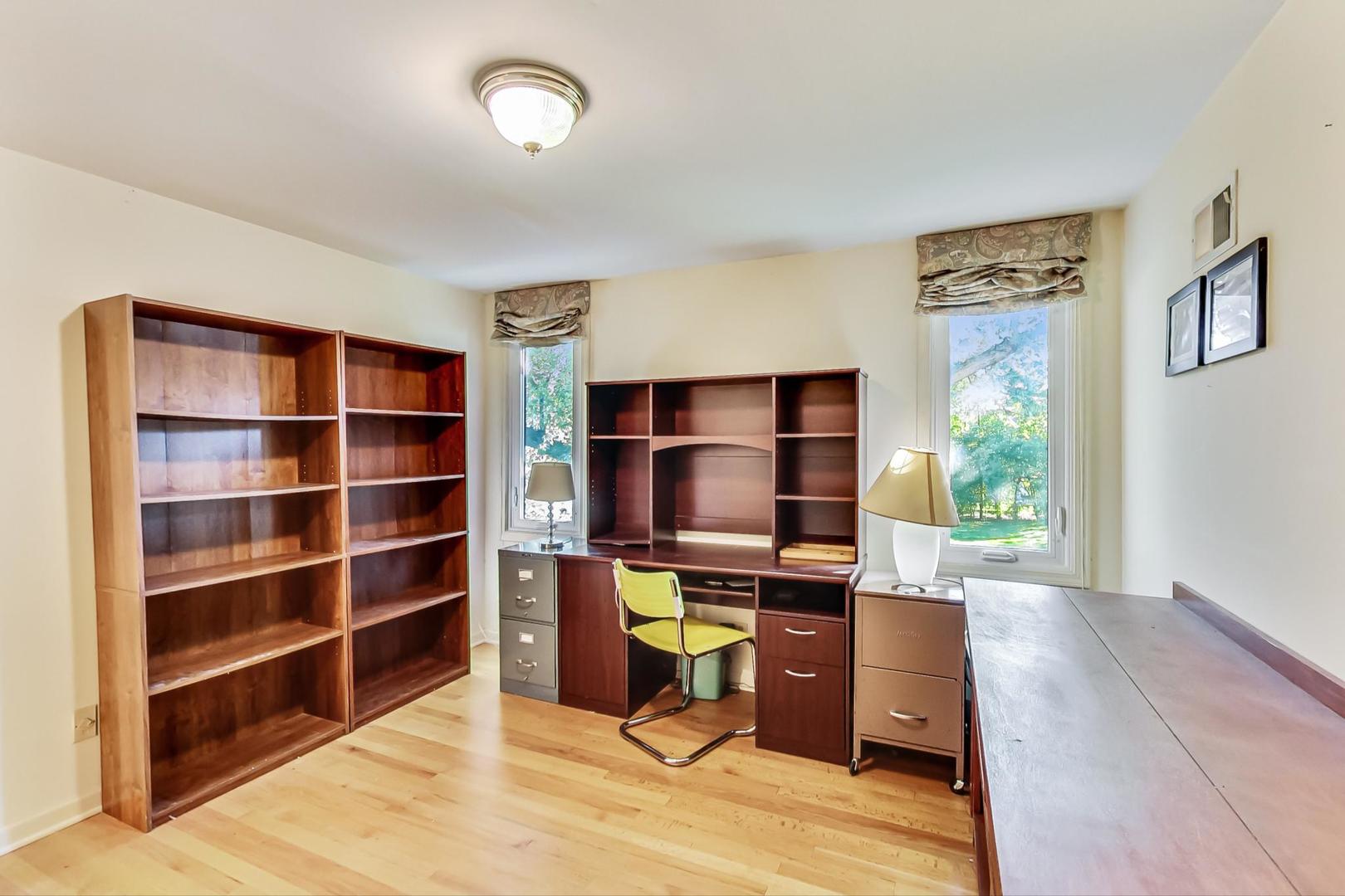 2813 Meyers Road Oak Brook, IL 60523 - Photo 42 of 62 a view of a workspace with furniture and a window