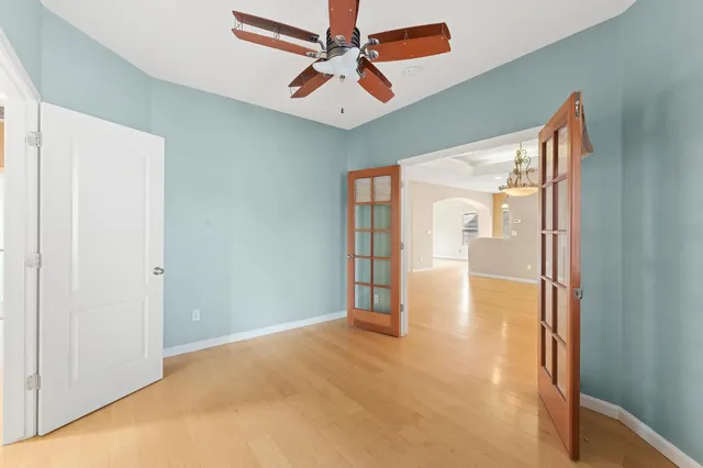 a view of an empty room