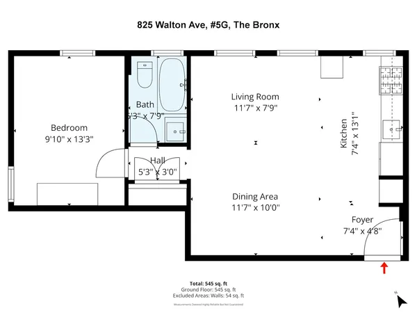 $180,000 | 825 Walton Avenue, Unit 5G | Concourse Village
