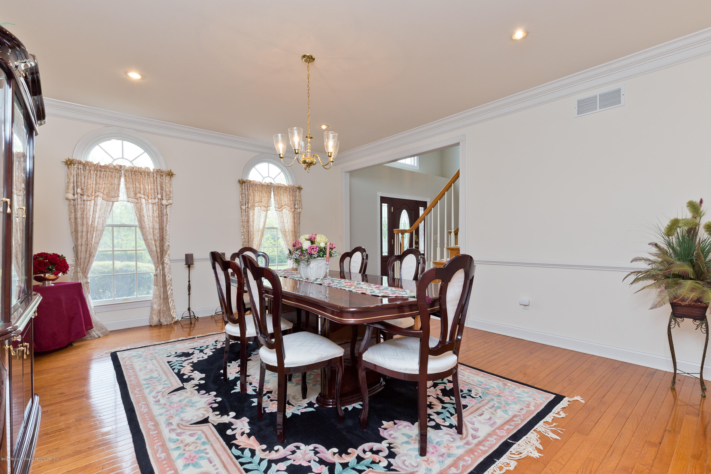 158 Otto Road Neshanic Station, NJ 08853 - Photo 11 of 50 a view of a dining room with furniture window and wooden floor