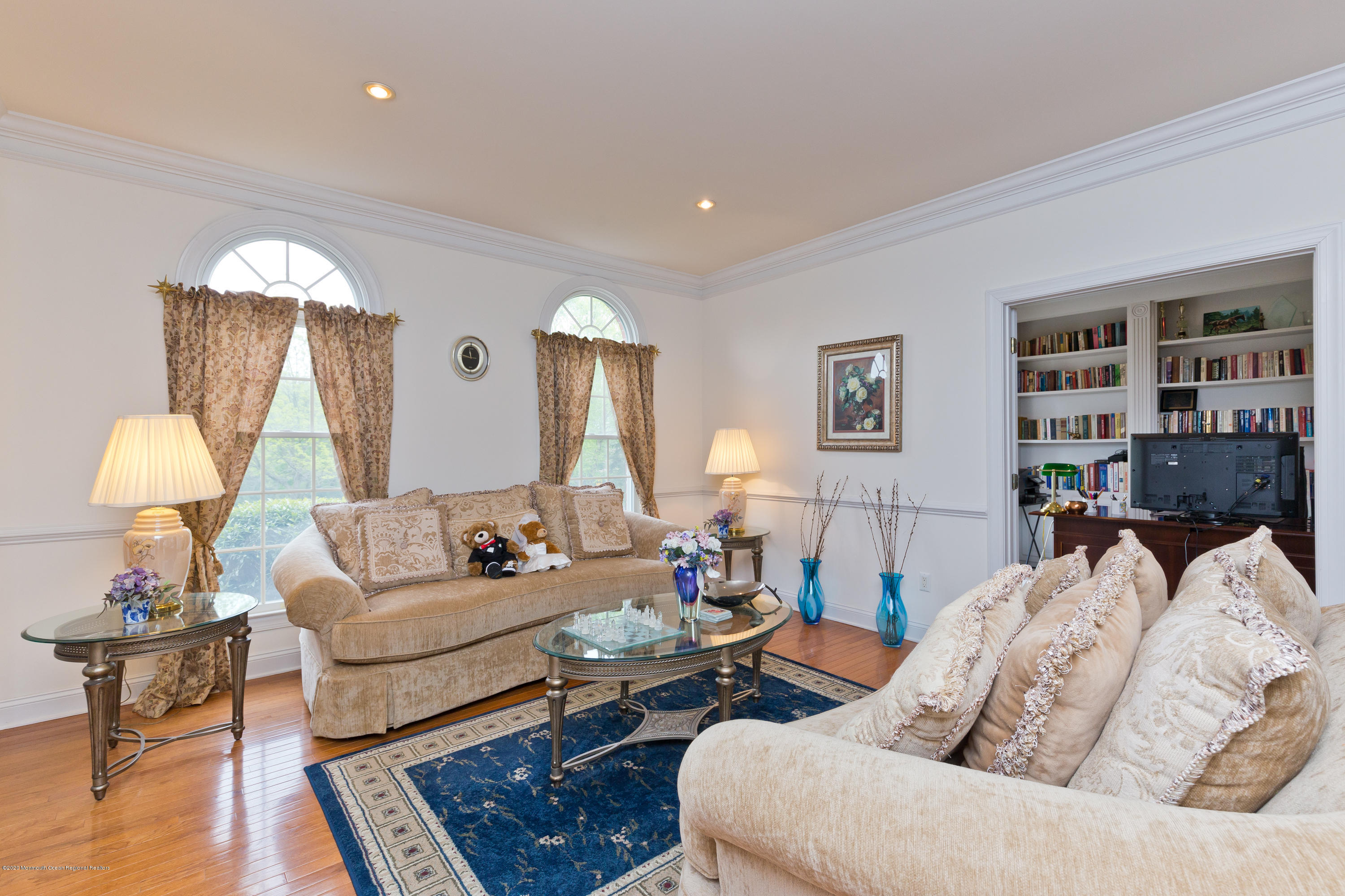 158 Otto Road Neshanic Station, NJ 08853 - Photo 14 of 50 a living room with furniture and a lamp