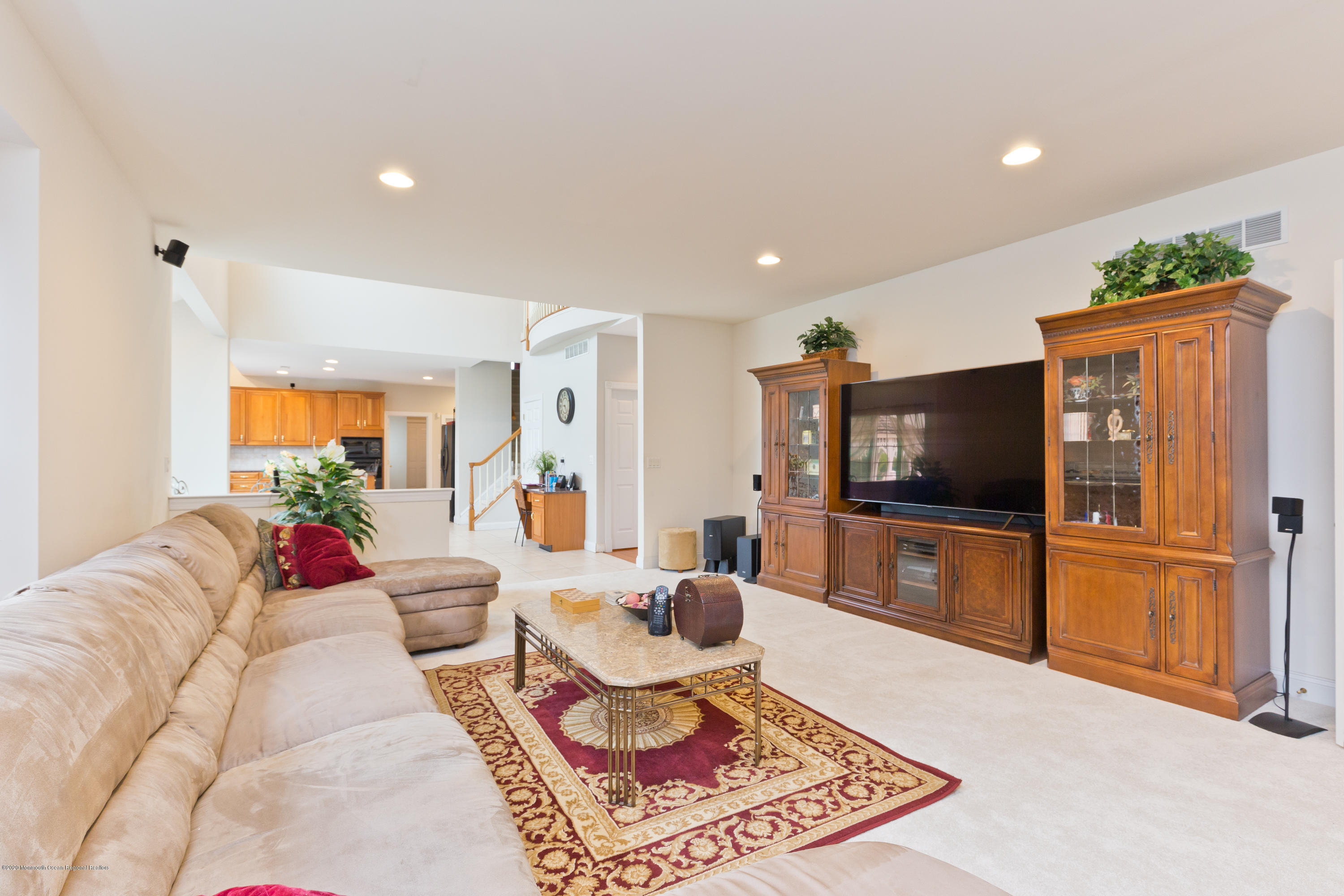 158 Otto Road Neshanic Station, NJ 08853 - Photo 24 of 50 a living room with furniture and a flat screen tv