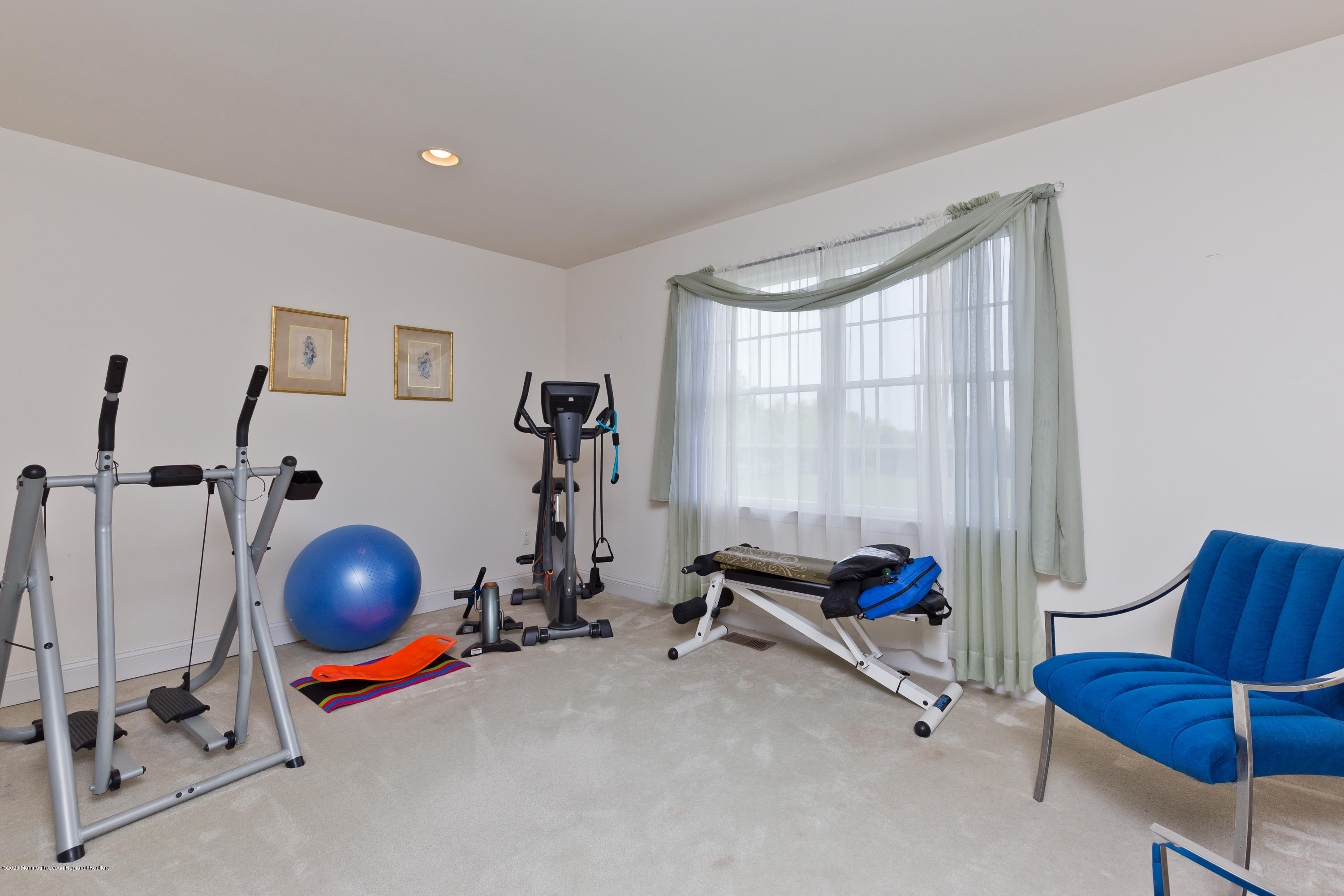 158 Otto Road Neshanic Station, NJ 08853 - Photo 48 of 50 a room with furniture and gym equipment