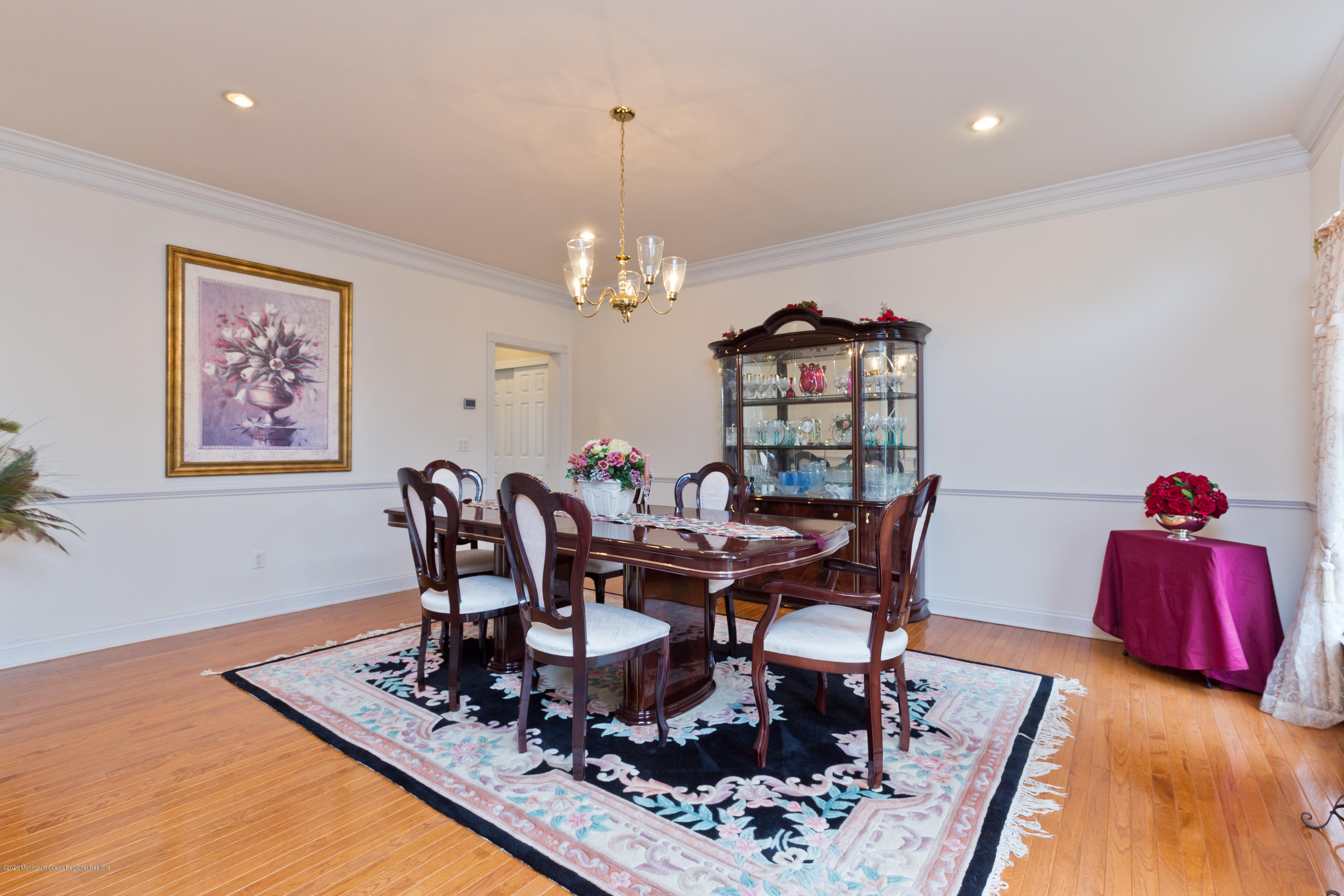 158 Otto Road Neshanic Station, NJ 08853 - Photo 10 of 50 a dining room with furniture and chandelier