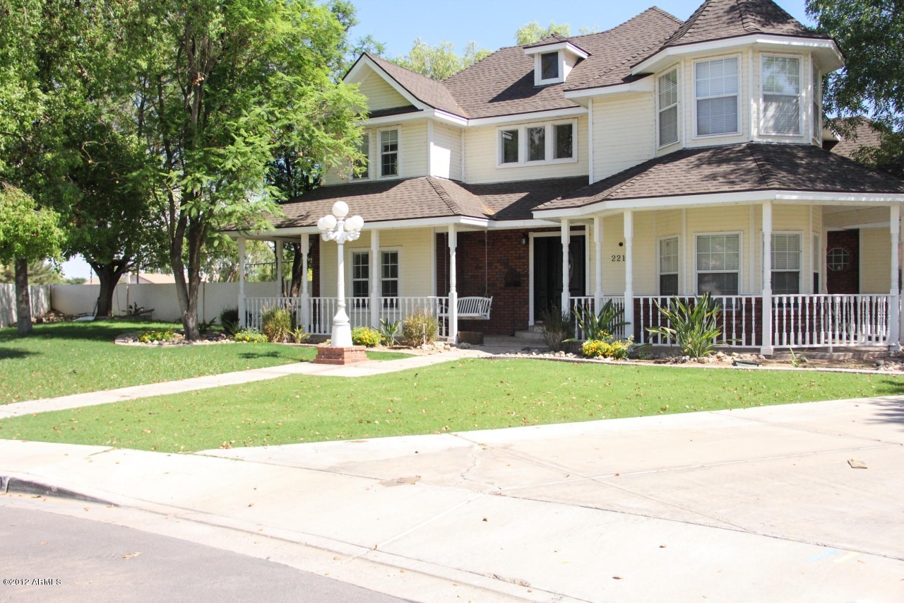 2210 North Gentry Mesa, AZ 85213 - Photo 2 of 11 front view of a house with a yard