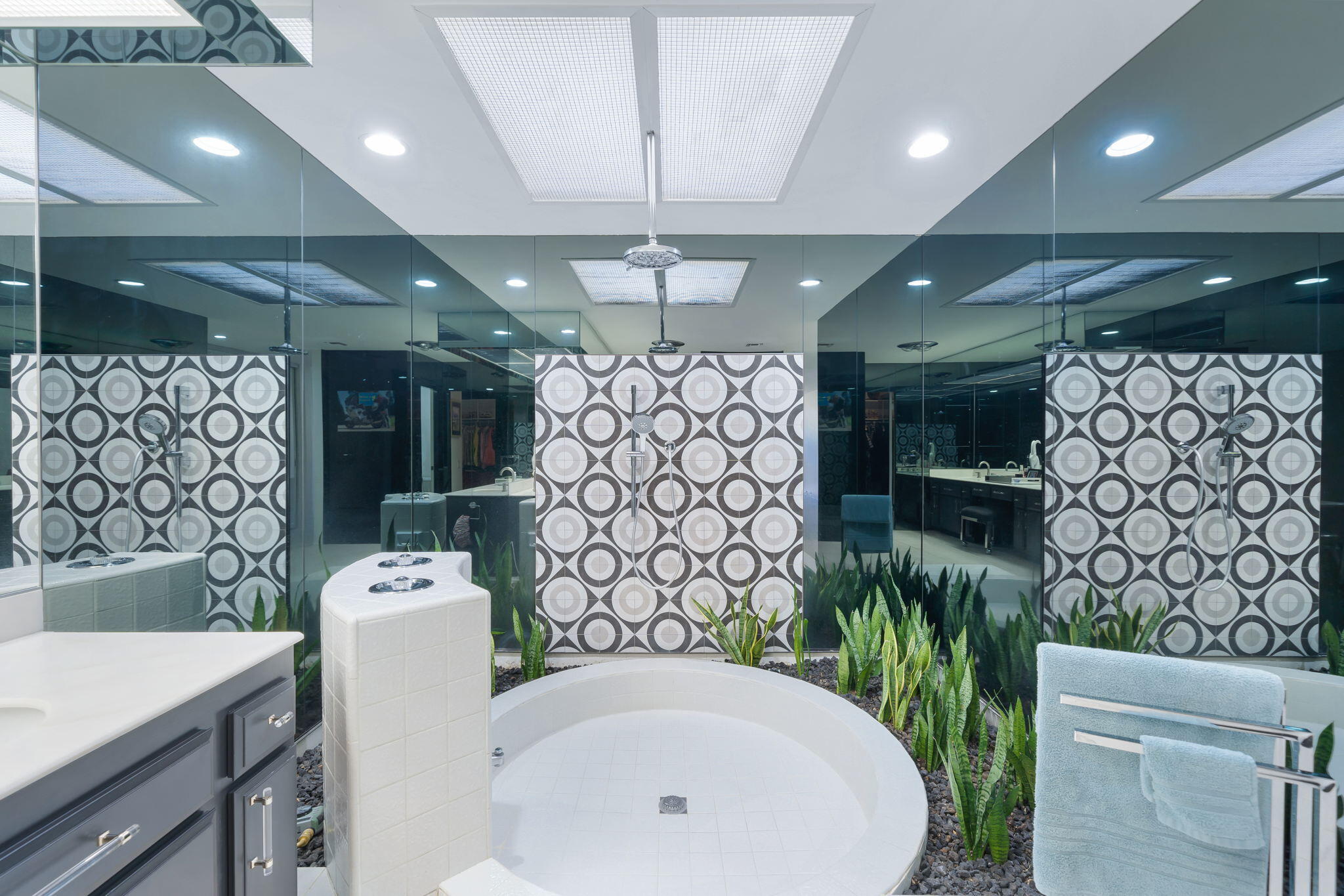 18 Lehigh Court Rancho Mirage, CA 92270 - Photo 29 of 53 a bathroom with a sink a toilet and shower
