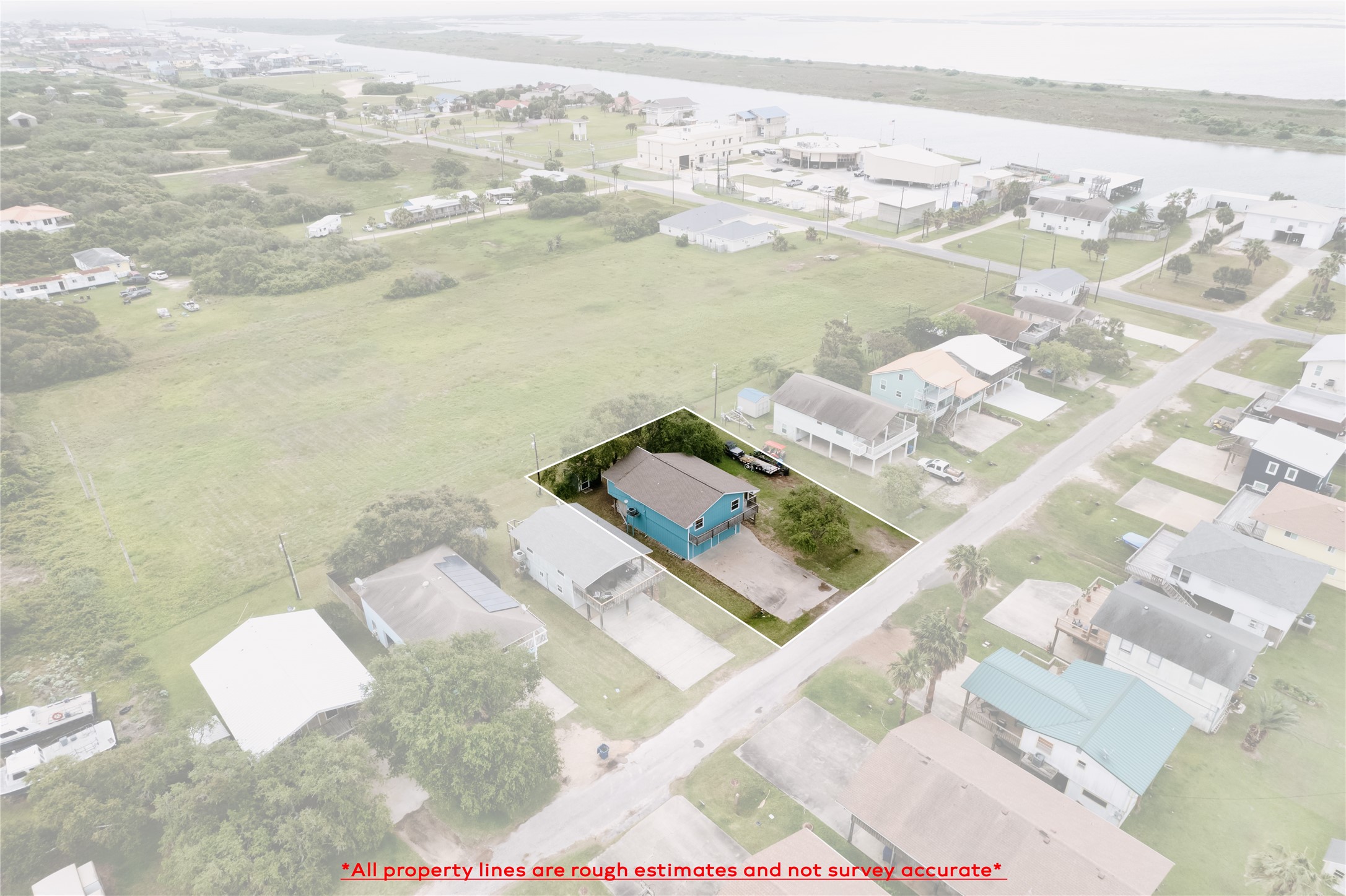 88 Bay Street Port O'Connor, TX 77982 - Photo 22 of 23 a view of lake and mountain