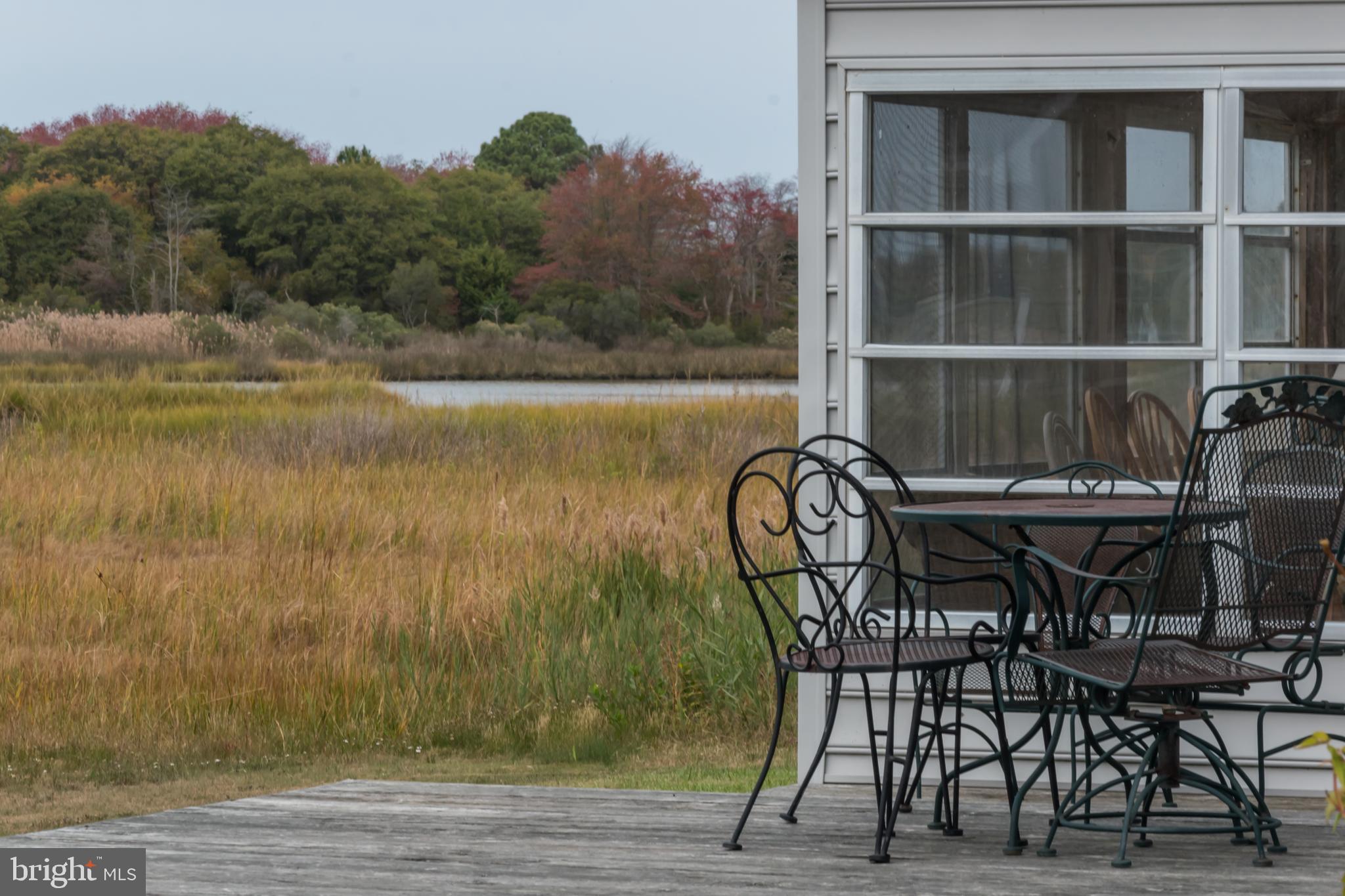 10577 Harrison Point Road Deal Island, MD 21821 - Photo 27 of 36 a view of a chairs and table on the deck