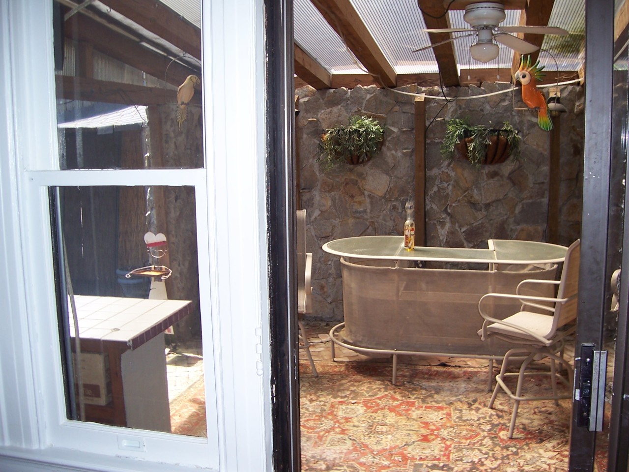1838 Grandin Road Southwest Roanoke, VA 24015 - Photo 13 of 31 den towards "tiki bar" patio