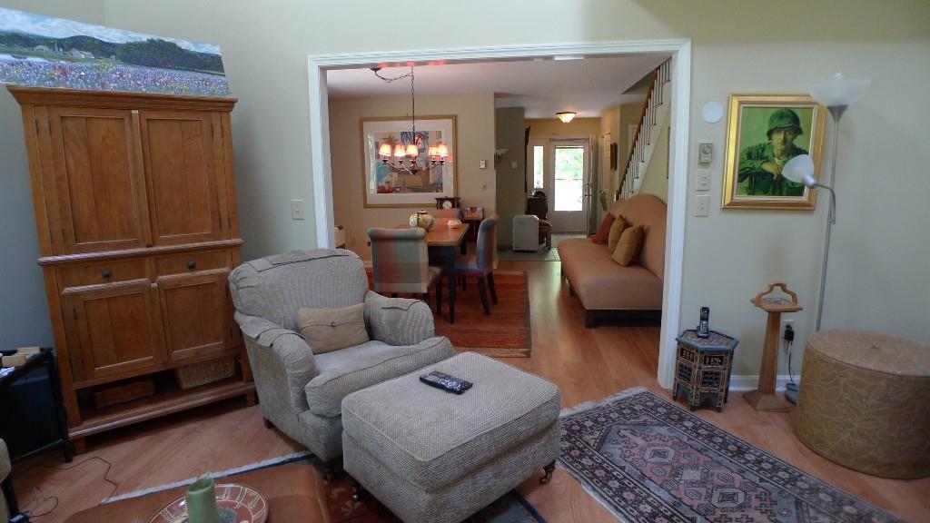 11 West Harbor Pond Road, Unit 11 Boothbay Harbor, ME 04575 - Photo 10 of 29 Living room looking back towards...
