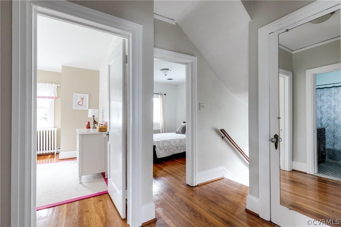 5207 Devonshire Road Richmond, VA 23225 - Photo 18 of 43 Second floor landing, additional closet with mirro