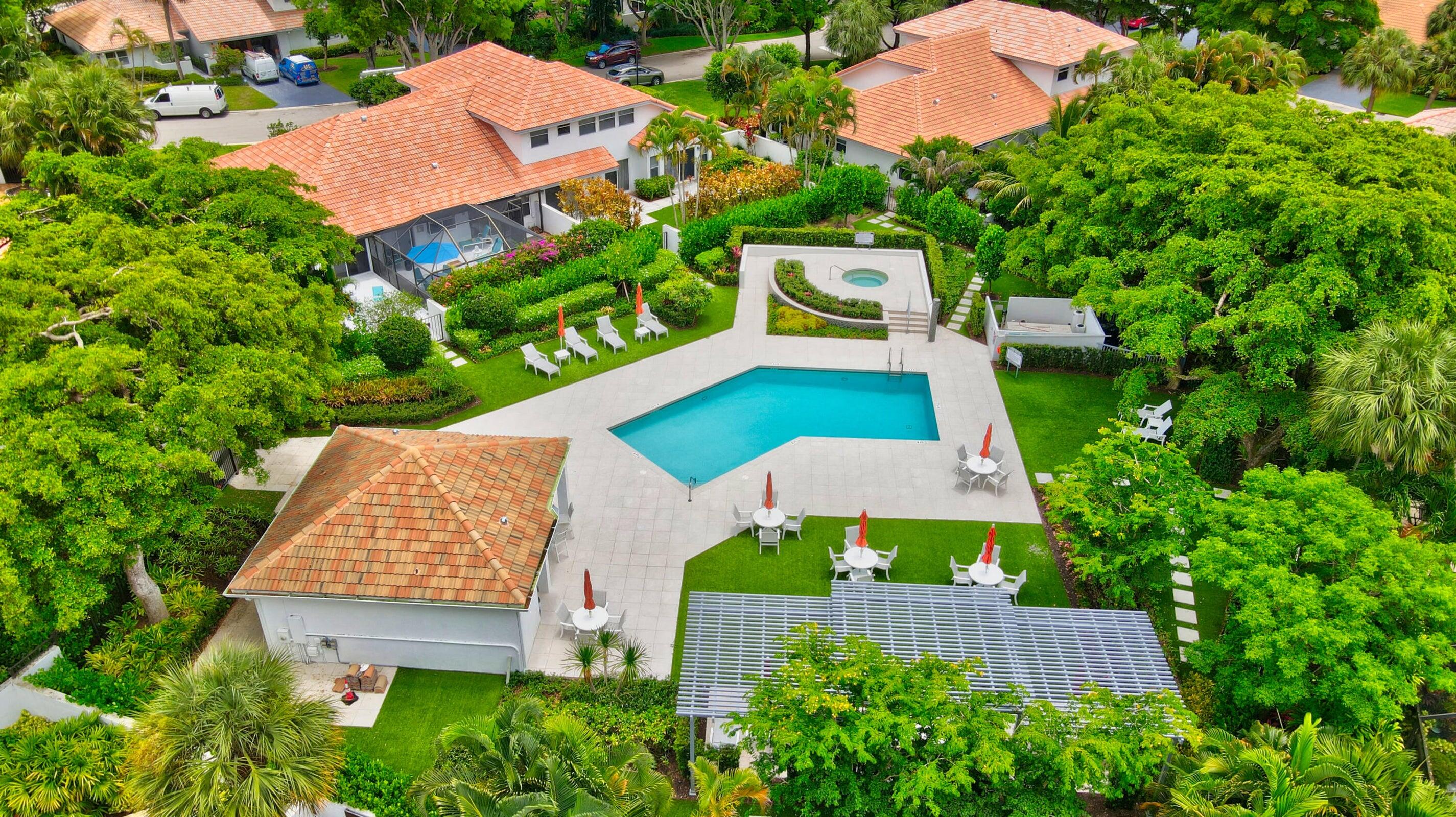 2225 Northwest 53rd Street Boca Raton, FL 33496 - Photo 35 of 46 an aerial view of a house