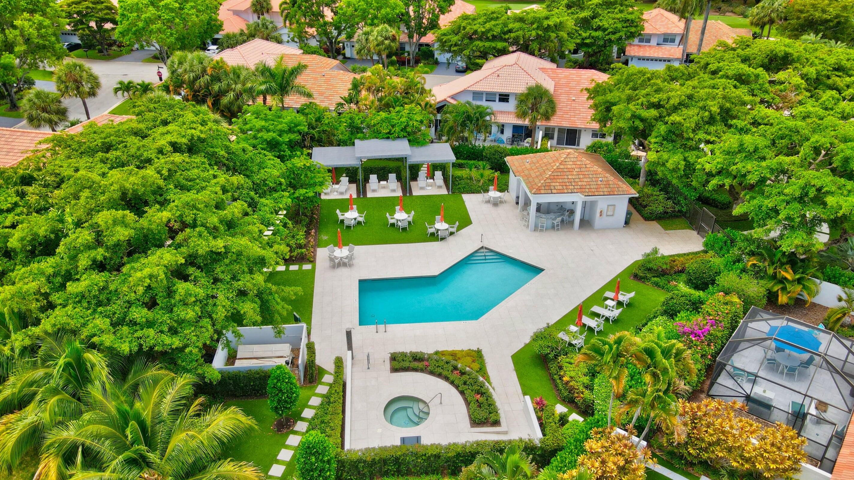 2225 Northwest 53rd Street Boca Raton, FL 33496 - Photo 36 of 46 an aerial view of a house