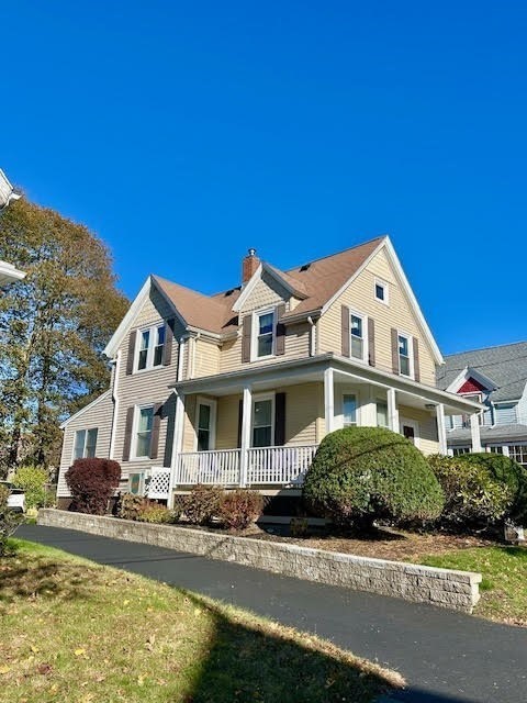 76 Stetson Avenue Swampscott, MA 01907 - Photo 3 of 20 a front view of a house with a yard