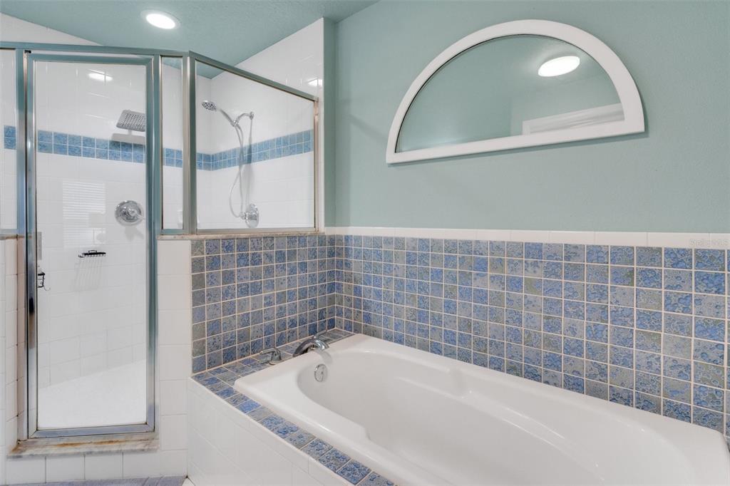 202 St Lucie Road Winter Haven, FL 33884 - Photo 22 of 32 a bathroom with a bathtub and a shower