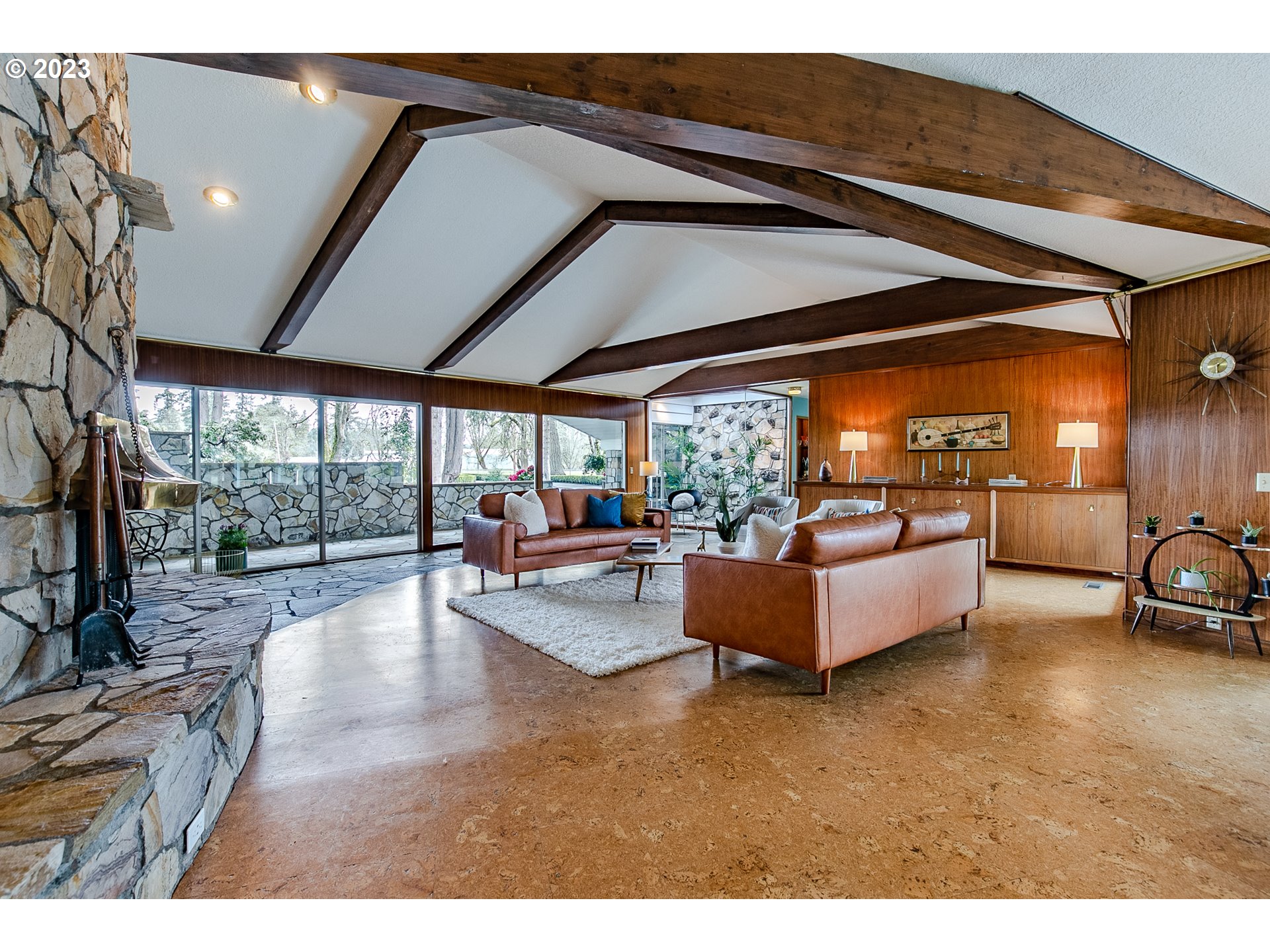 85124 Cloverdale Road Creswell, OR 97426 - Photo 10 of 48 a living room with furniture and a large window