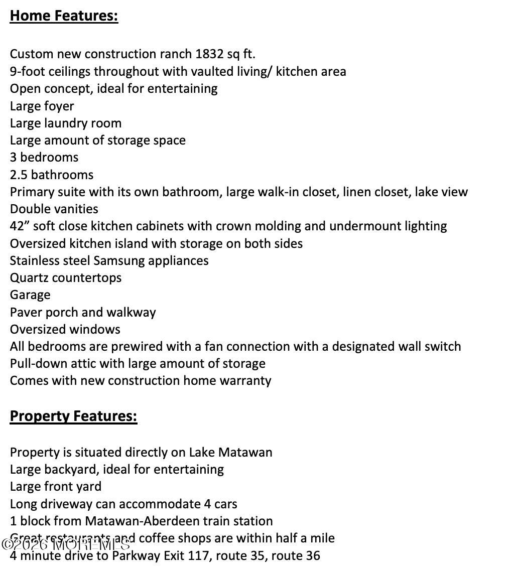 10 Johnson Avenue Matawan, NJ 07747 - Photo 33 of 33 Property Features