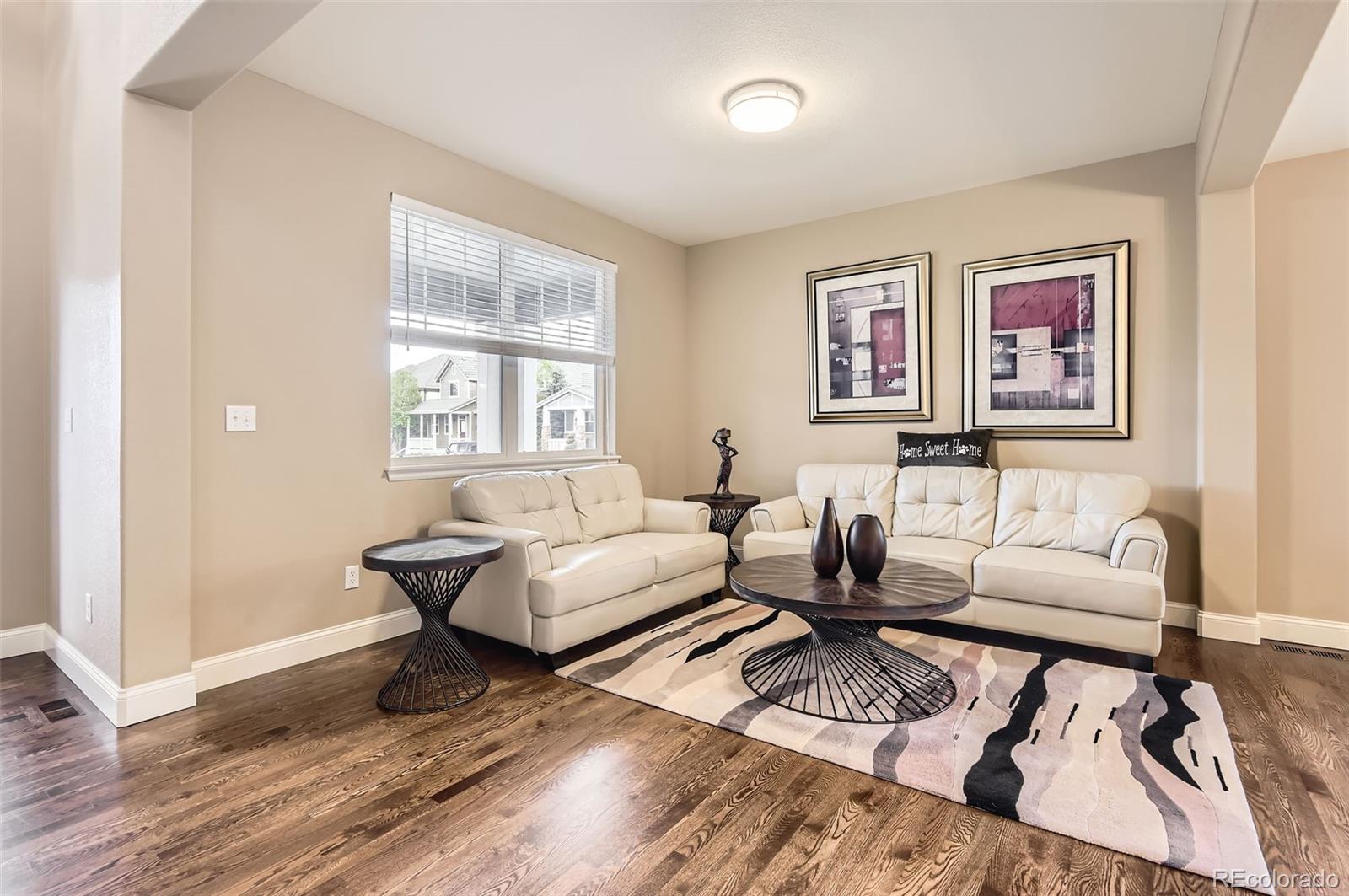 14110 Greenfield Loop Parker, CO 80134 - Photo 6 of 47 a living room with furniture a rug and a window