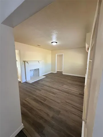 a backyard of a house