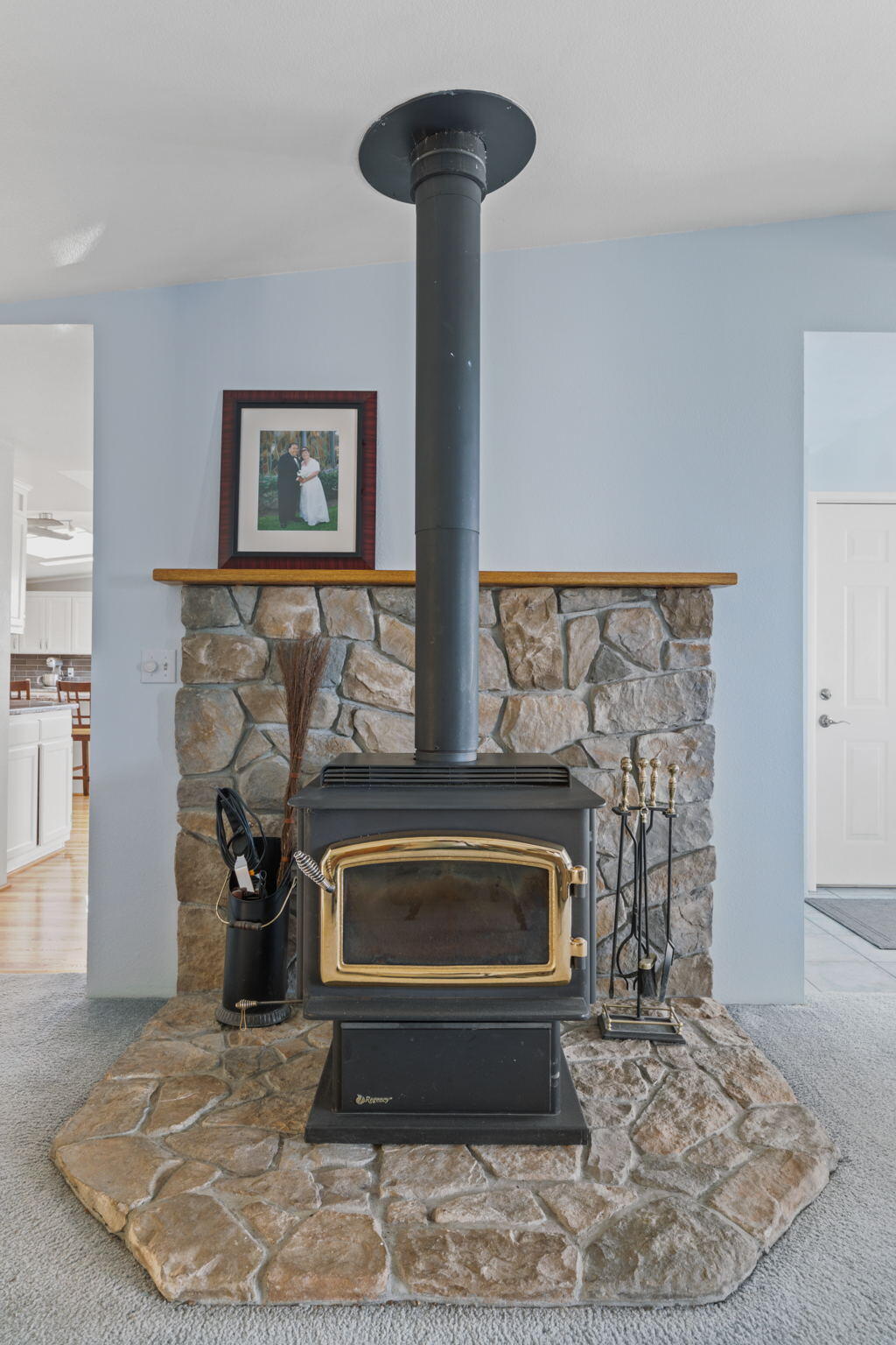 3746 Devils Garden Road Medford, OR 97504 - Photo 10 of 33 Certified wood stove.