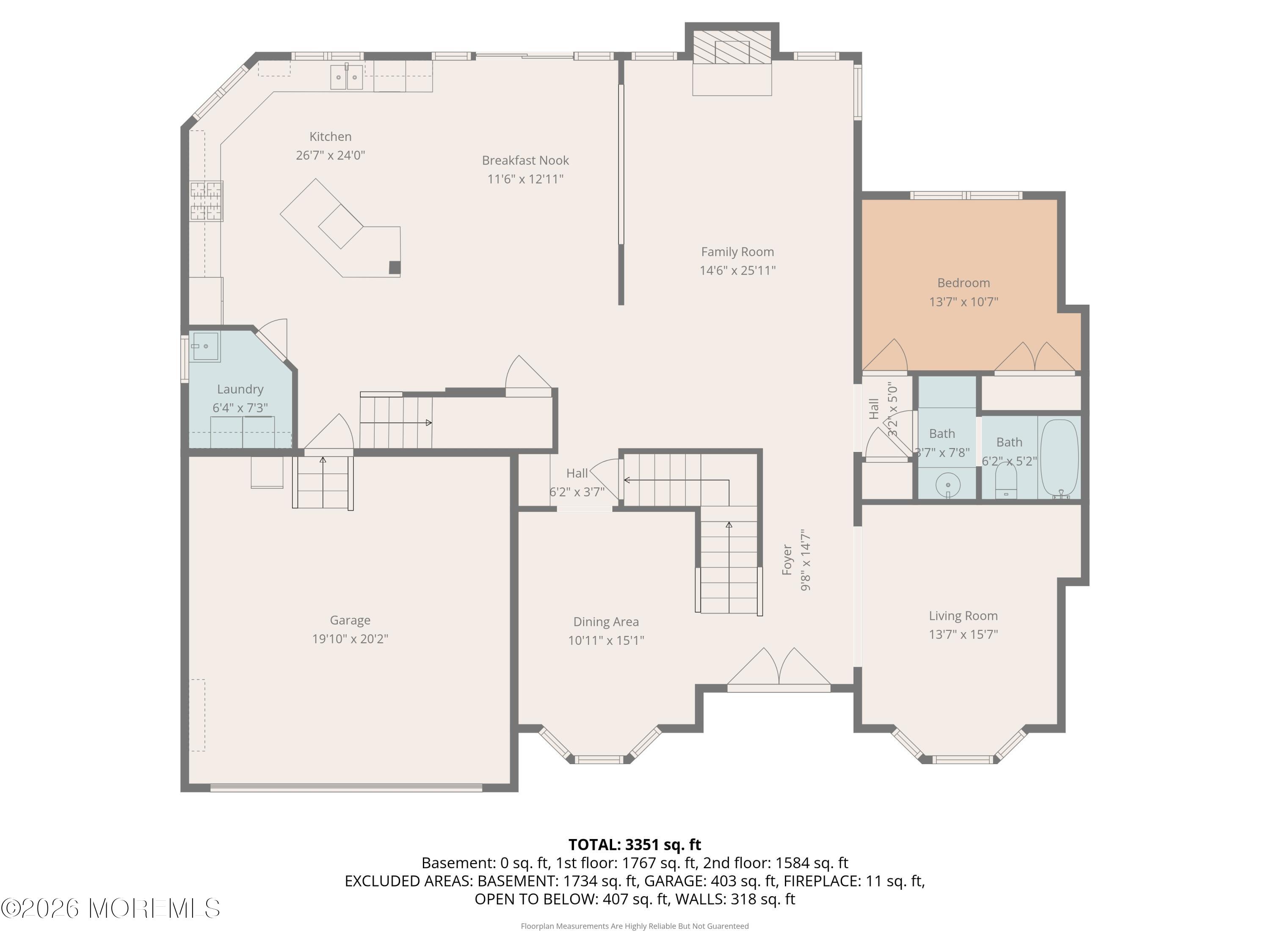 651 Jackson Mills Road Jackson, NJ 08527 - Photo 35 of 41 Floorplan 1st Floor