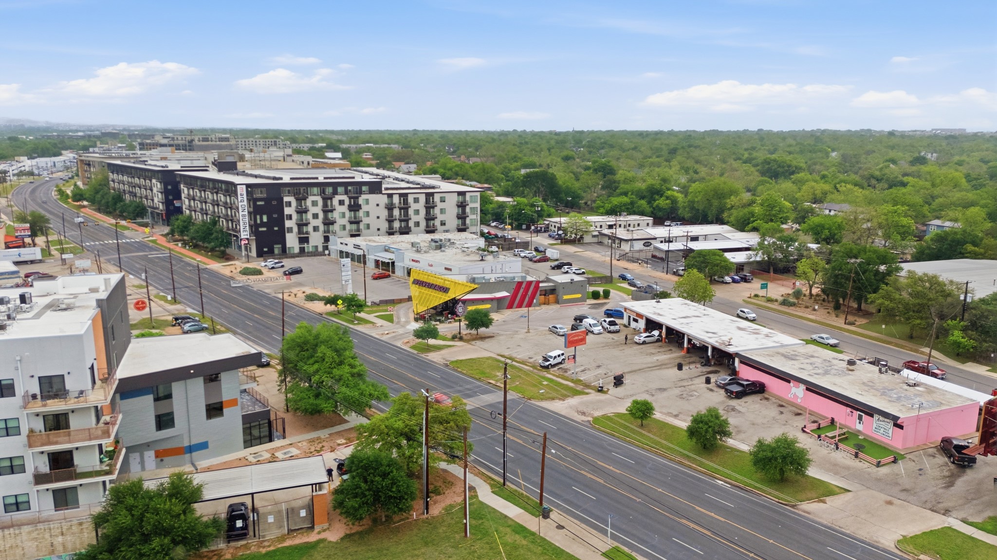 6444 Burnet Road, Unit 403 Austin, TX 78757 - Photo 22 of 29 a view of a city from a terrace