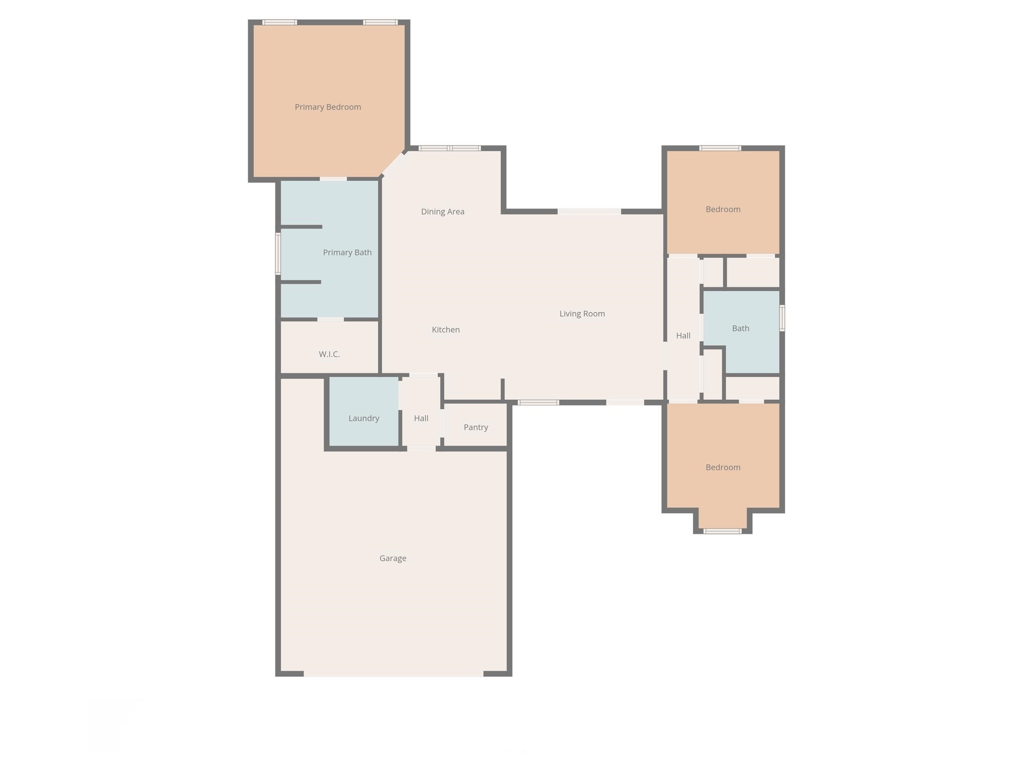 21580 Talbot Lane Robertsdale, AL 36567 - Photo 25 of 25 View of property floor plan