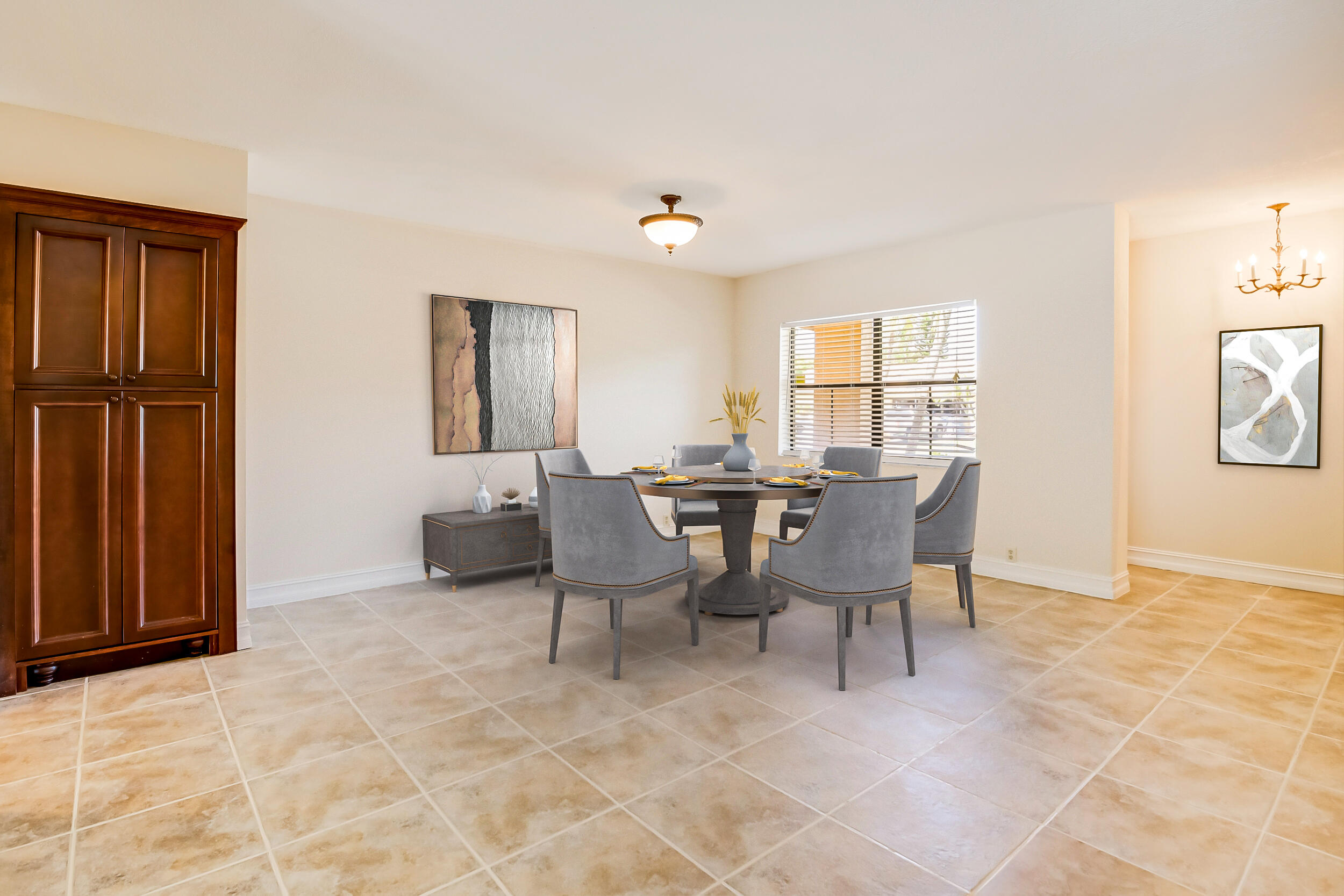 21243 Escondido Way North Boca Raton, FL 33433 - Photo 16 of 42 Dining Room (virtual staging)
