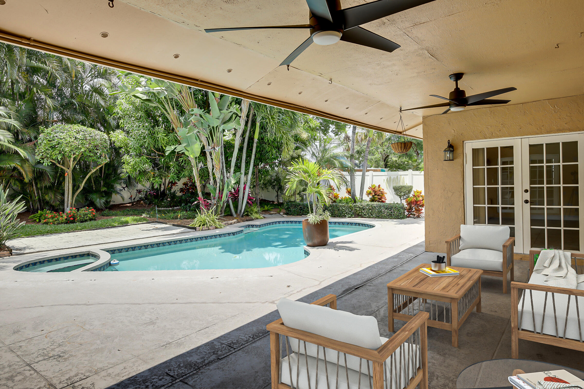 21243 Escondido Way North Boca Raton, FL 33433 - Photo 3 of 42 Backyard (staged)