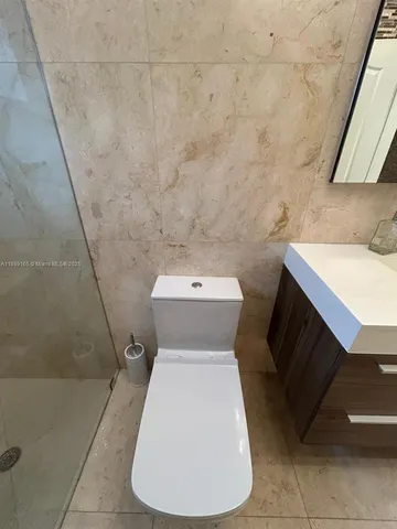 a view of building and lake