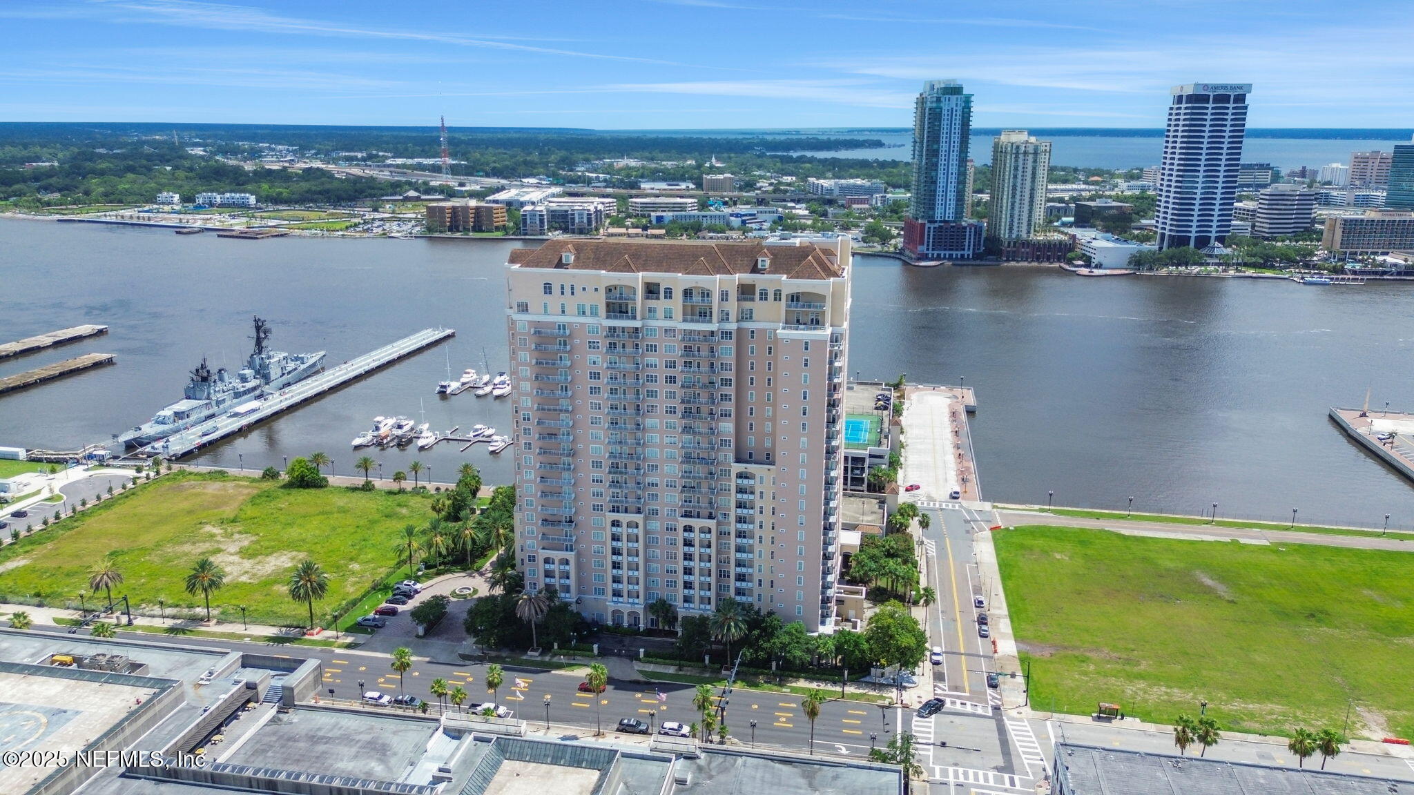 400 East Bay Street, Unit 1705 Jacksonville, FL 32202 - Photo 40 of 68 a view of a city with tall buildings
