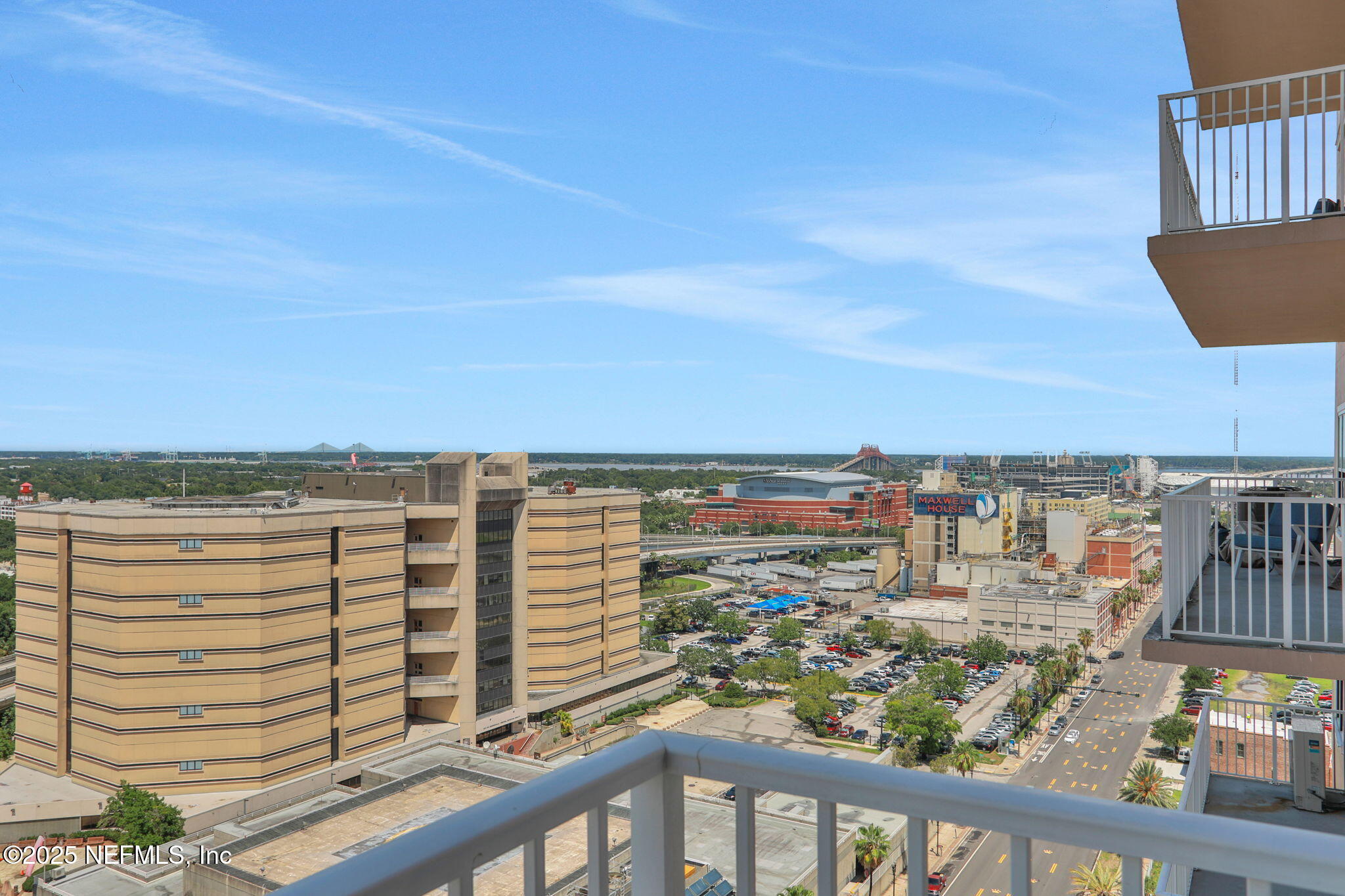 400 East Bay Street, Unit 1705 Jacksonville, FL 32202 - Photo 49 of 68 a view of a balcony with an ocean view
