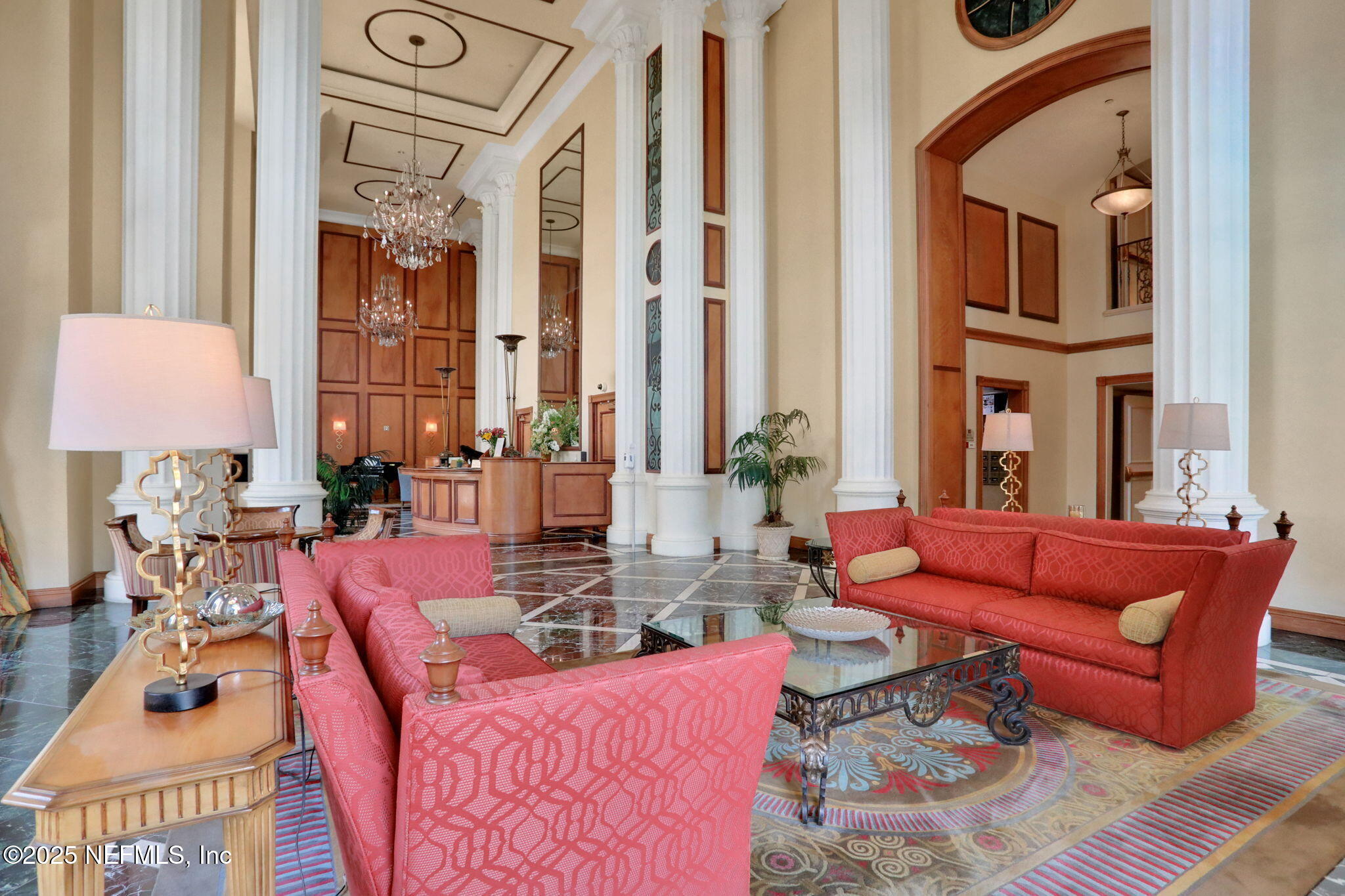 400 East Bay Street, Unit 1705 Jacksonville, FL 32202 - Photo 56 of 68 a living room with furniture or couch and a potted plant