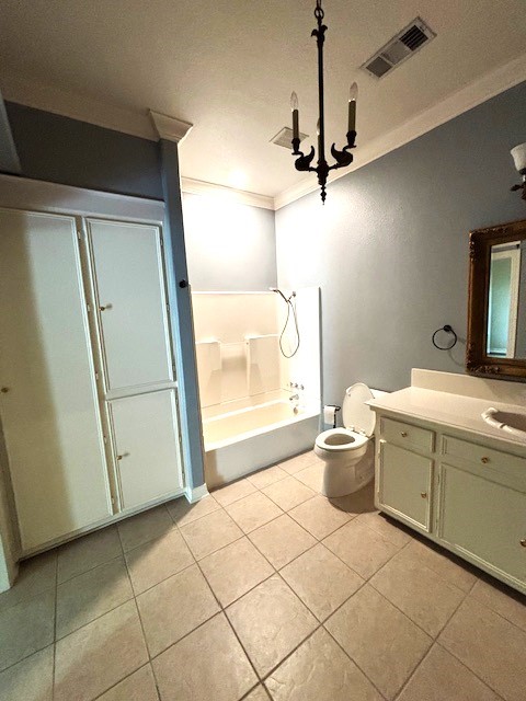 318 Ridgewood Road Goodrich, TX 77335 - Photo 14 of 49 a bathroom with a granite countertop sink a toilet and a mirror