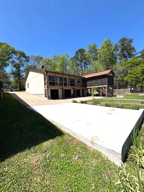 318 Ridgewood Road Goodrich, TX 77335 - Photo 38 of 49 View from back/ RV pad
