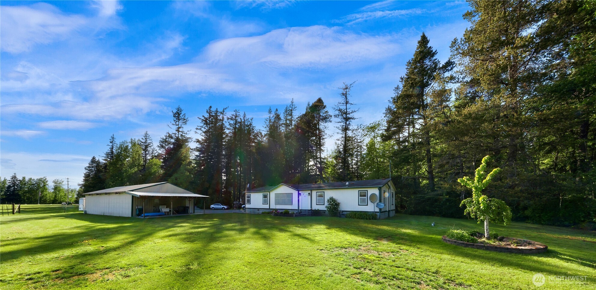 7928 Portal Way Custer, WA 98240 - Photo 33 of 39 a swimming pool with outdoor seating and yard