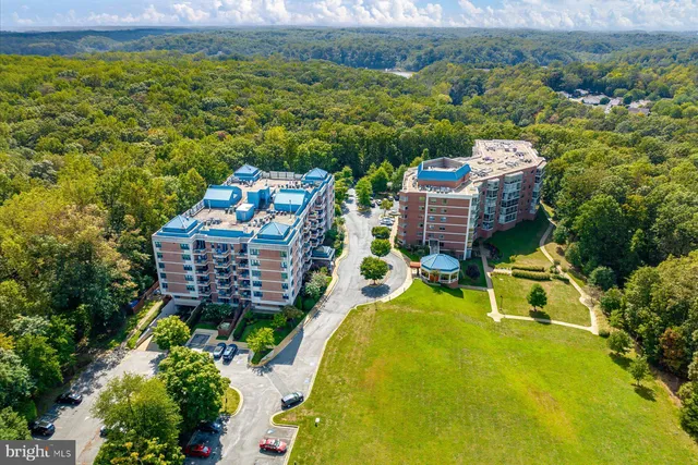 a aerial view of a house with a garden and plants