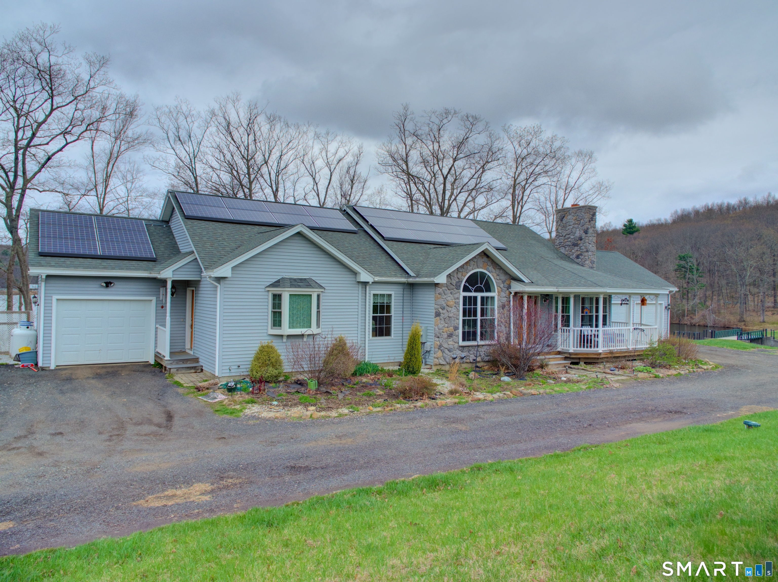 592 Ference Road Ashford, CT 06278 - Photo 2 of 33 One car Garage with In Law apartment and Two car Garage for Owner.
