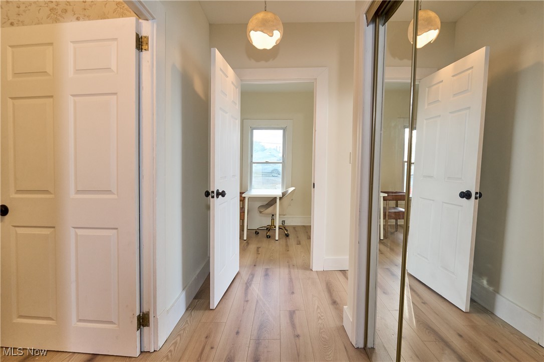 5432 State Road Parma, OH 44134 - Photo 15 of 47 Hall featuring light wood finished floors and baseboards