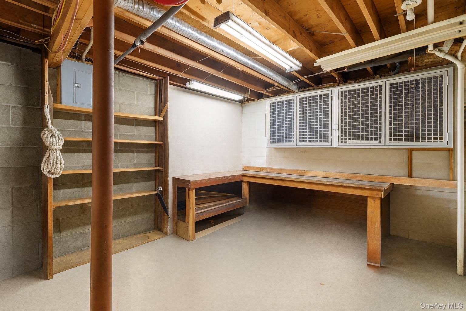 347 Wading River Road Manorville, NY 11949 - Photo 19 of 30 View of unfinished basement