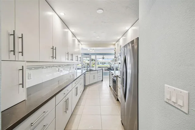 a view of a lake and outdoor space