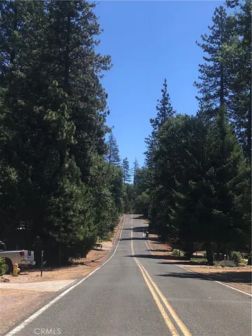a view of a street with a building and a street view