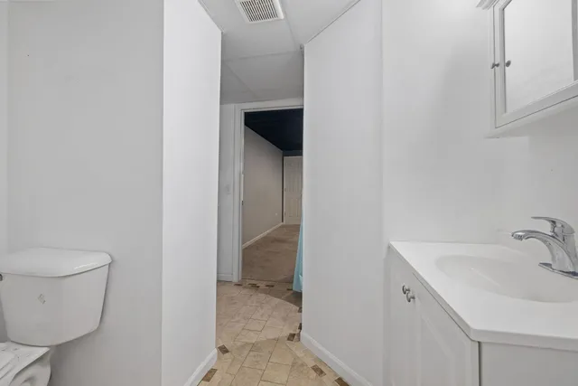 a view of room with furniture