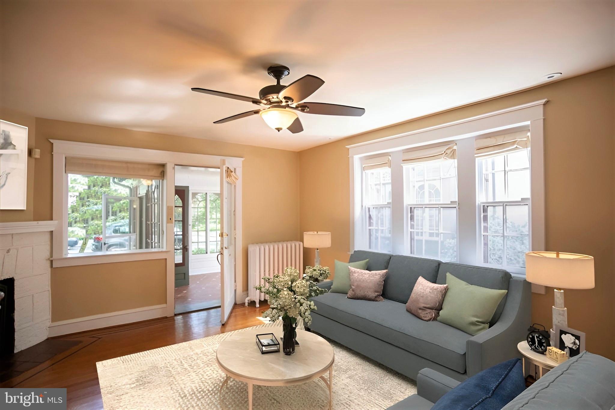 311 Wellesley Road Philadelphia, PA 19119 - Photo 5 of 32 Living room, digitally staged