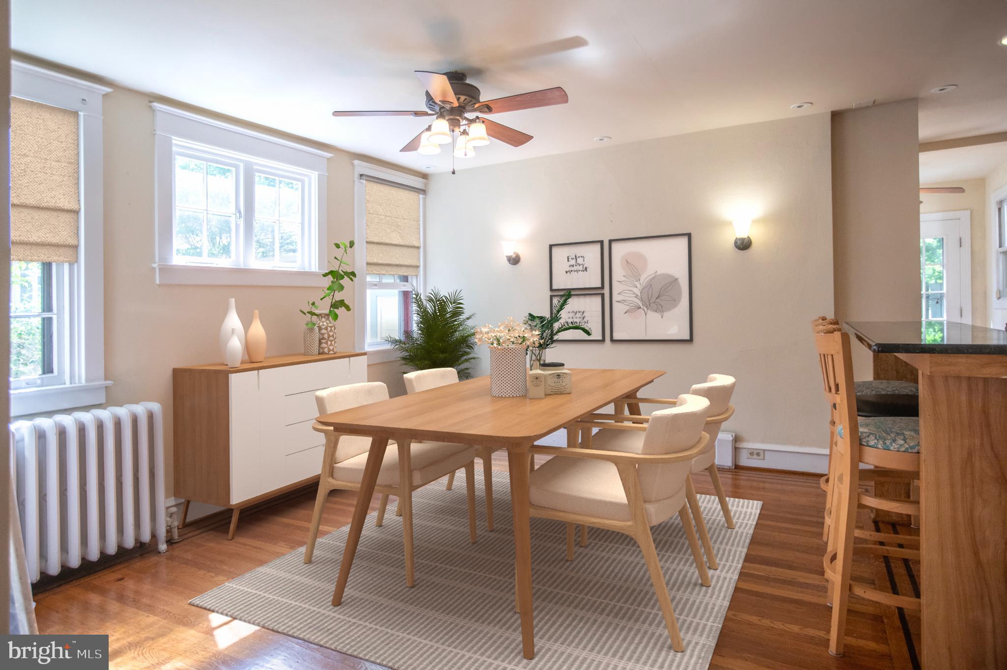 311 Wellesley Road Philadelphia, PA 19119 - Photo 9 of 32 Dining room, digitally staged