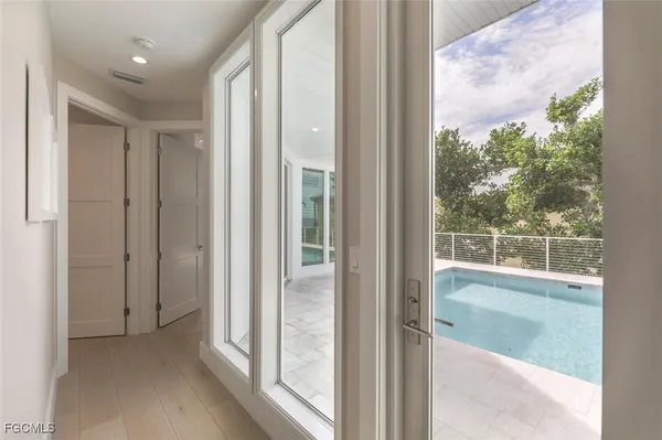 a view of outdoor space and balcony