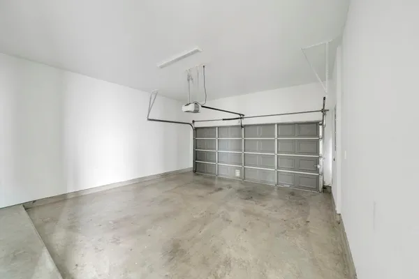 an empty room with a empty space