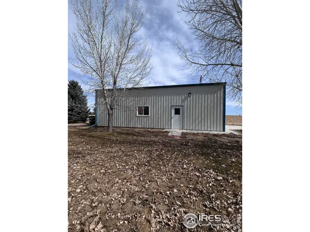 a backyard of a house