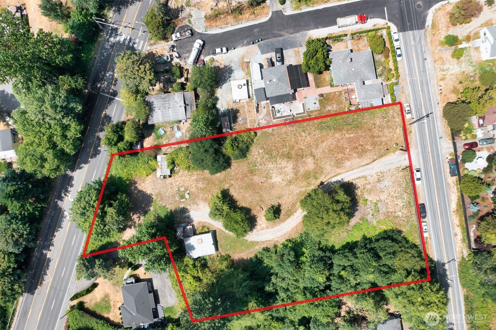 8011 South 128th Street Seattle, WA 98178 - Photo 1 of 15 an aerial view of a house