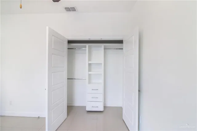 a view of closet